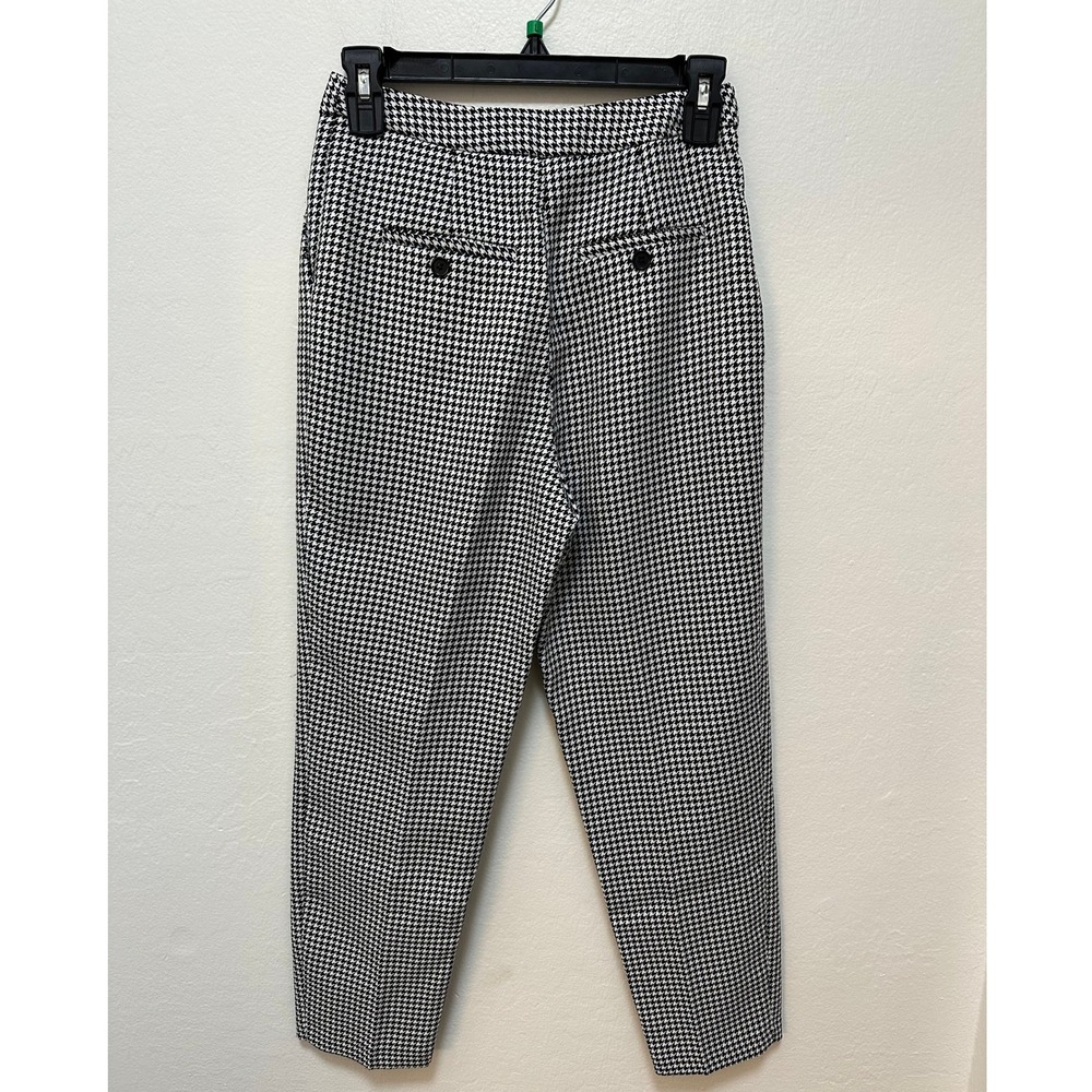 ASOS Houndstooth Pleated‎ Pants Trousers Career High Waist Size US 4 - Picture 6 of 9